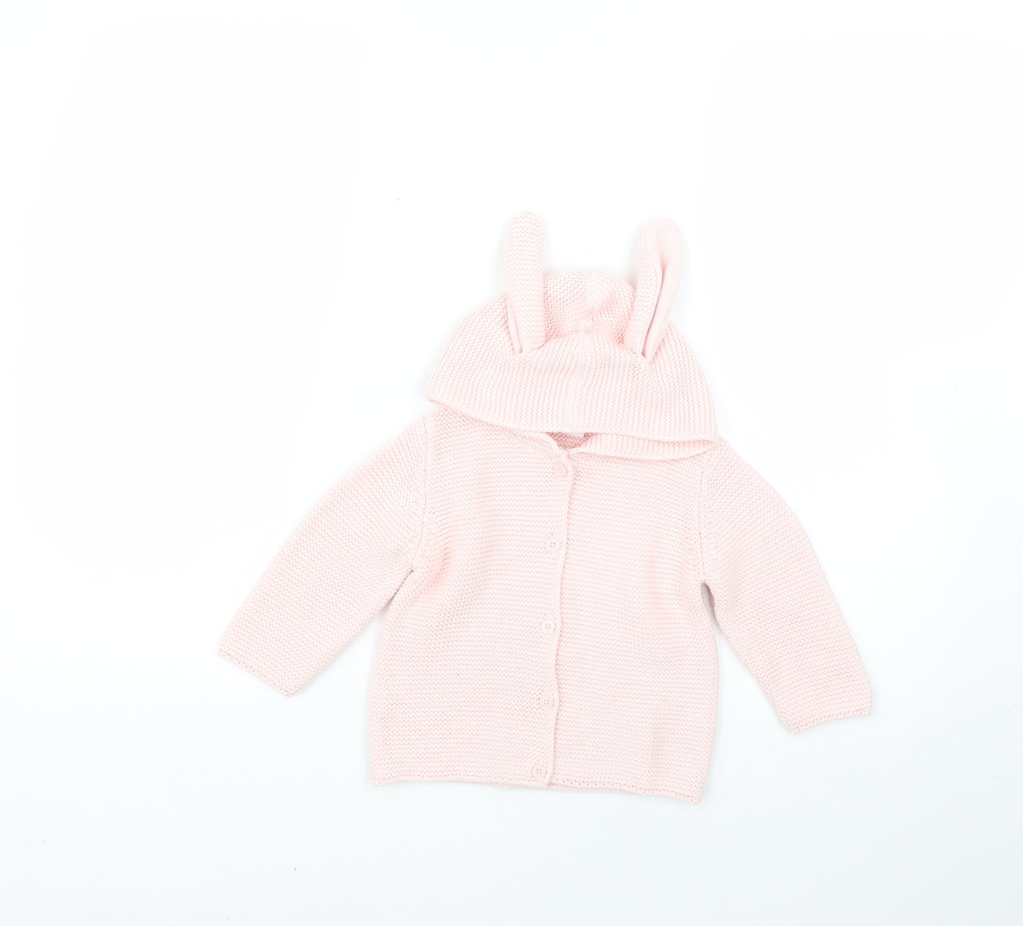 NEXT Baby Pink   Basic Coat Coatigan Size 9-12 Months