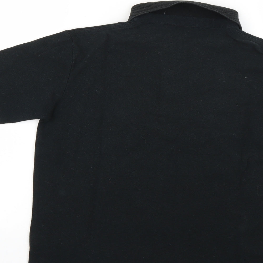 Burberry Mens Black    Polo Size L