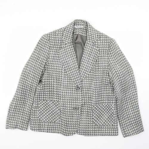 special collection Womens Multicoloured Geometric  Jacket Blazer Size 16