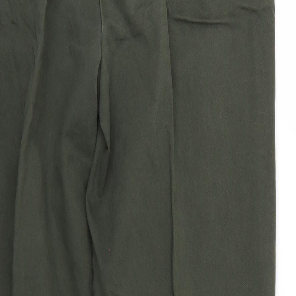 marks Mens Green   Chino Trousers Size 34 L29 in