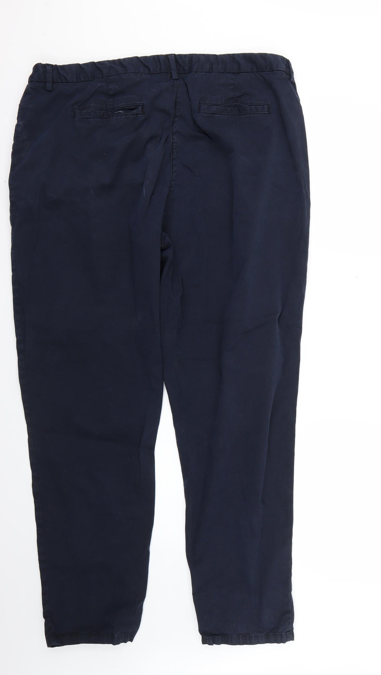 Marks and Spencer Womens Blue   Trousers  Size 18 L28 in