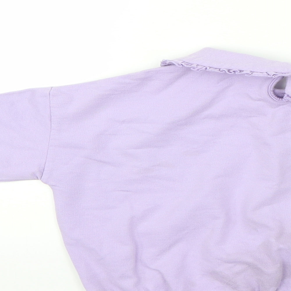 George Girls Purple   Pullover Jumper Size 3-4 Years