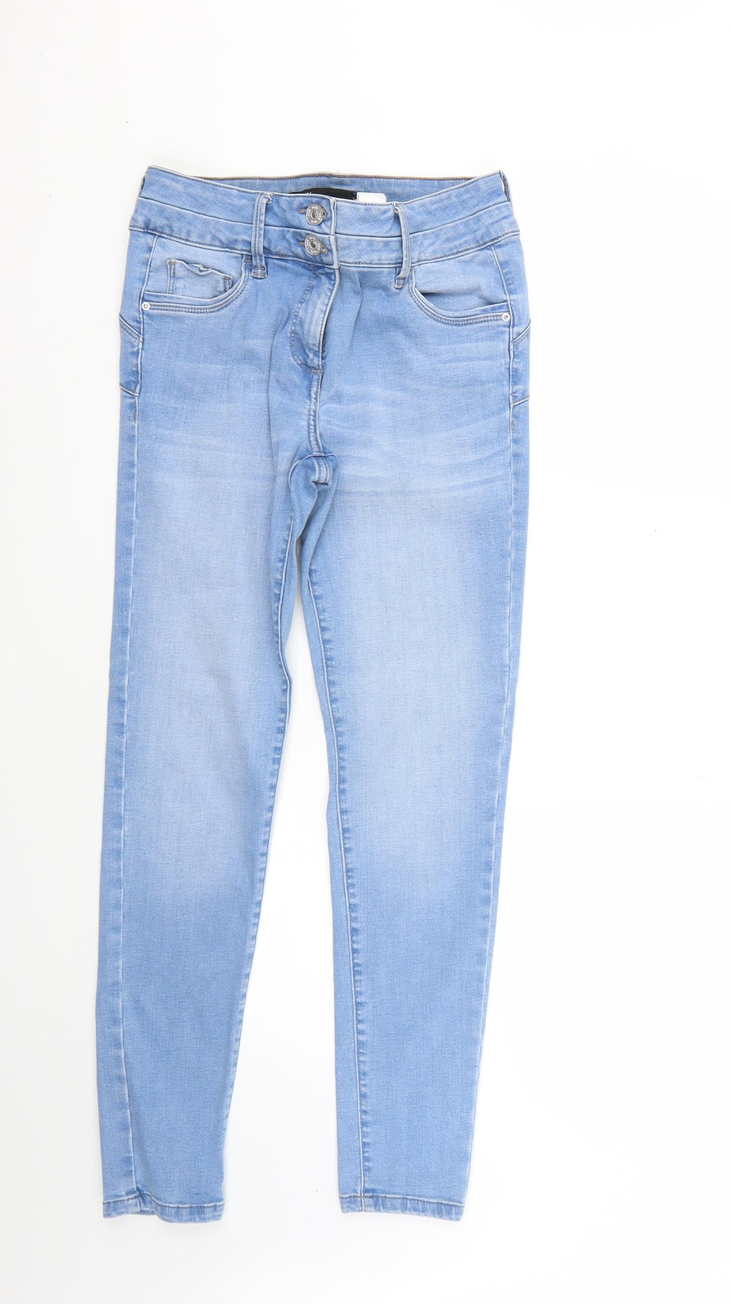 NEXT Womens Blue   Skinny Jeans Size 12 L26 in