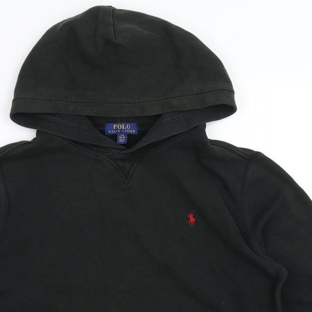 Polo Ralph Lauren Womens Green  Jersey Pullover Hoodie Size 14