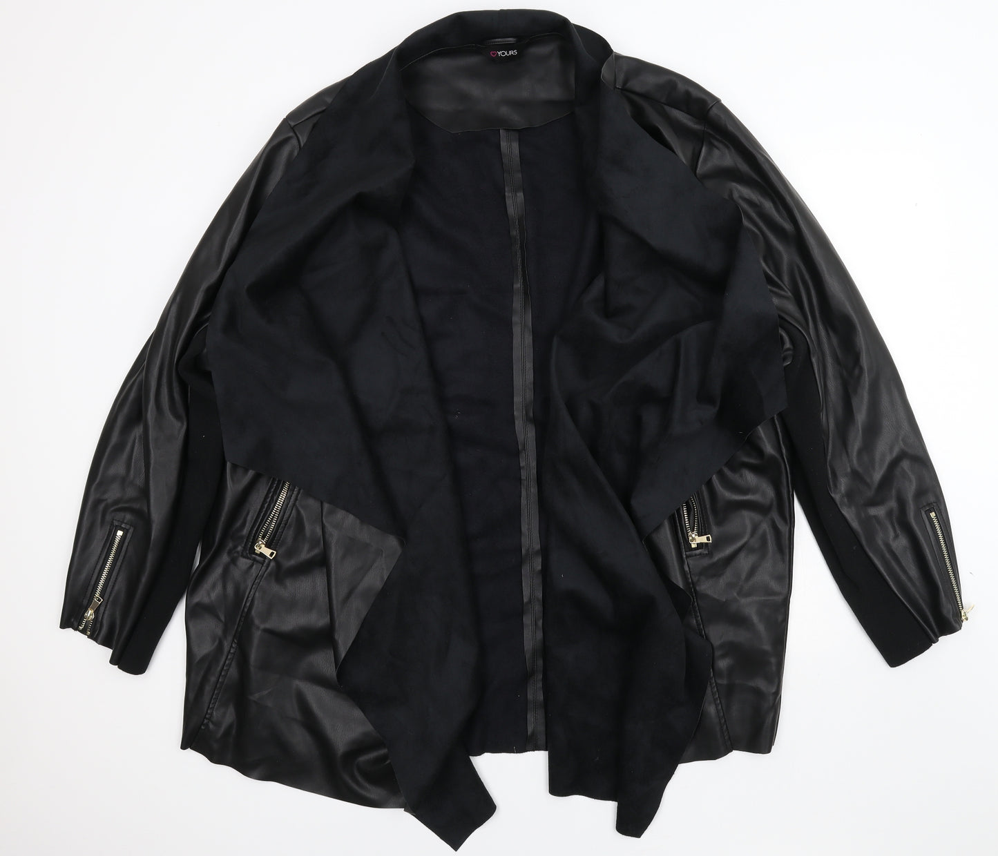 Yours Womens Black   Jacket  Size 30