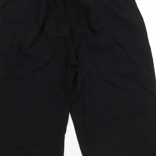 Moda Impression Womens Black   Cropped Trousers Size 30 in