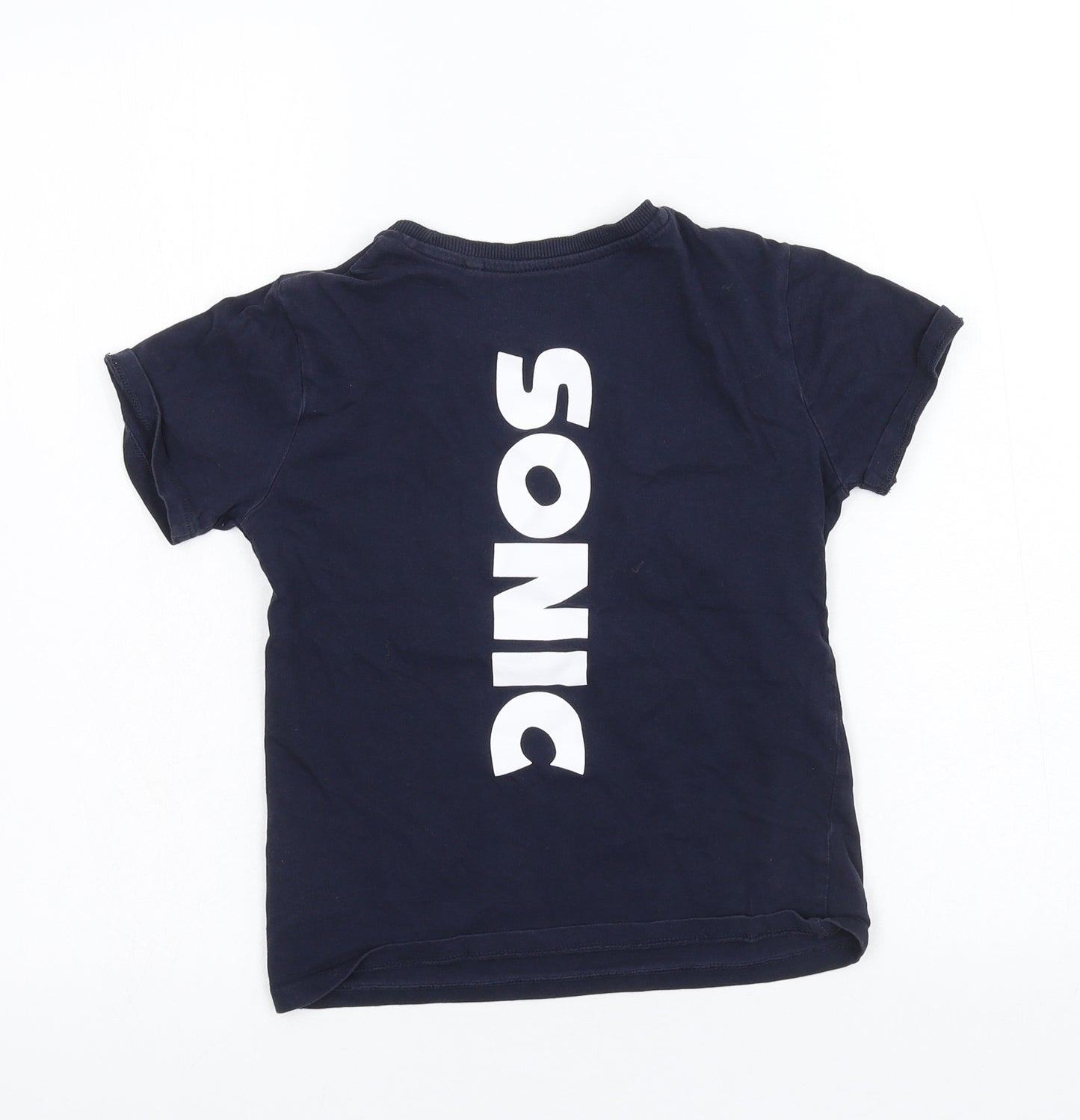 NEXT Boys Blue  Jersey Basic T-Shirt Size 6 Years  - Sonic The Hedgehog