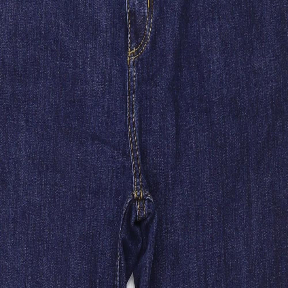 John Lewis Womens Blue  Denim Straight Jeans Size 10 L25 in