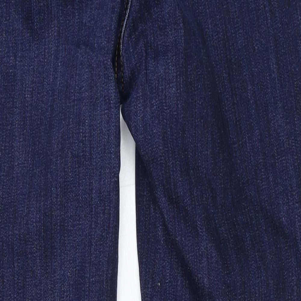 John Lewis Womens Blue  Denim Straight Jeans Size 10 L25 in