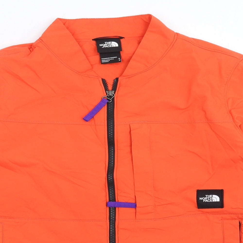 The North Face Womens Orange   Puffer Jacket Jacket Size M