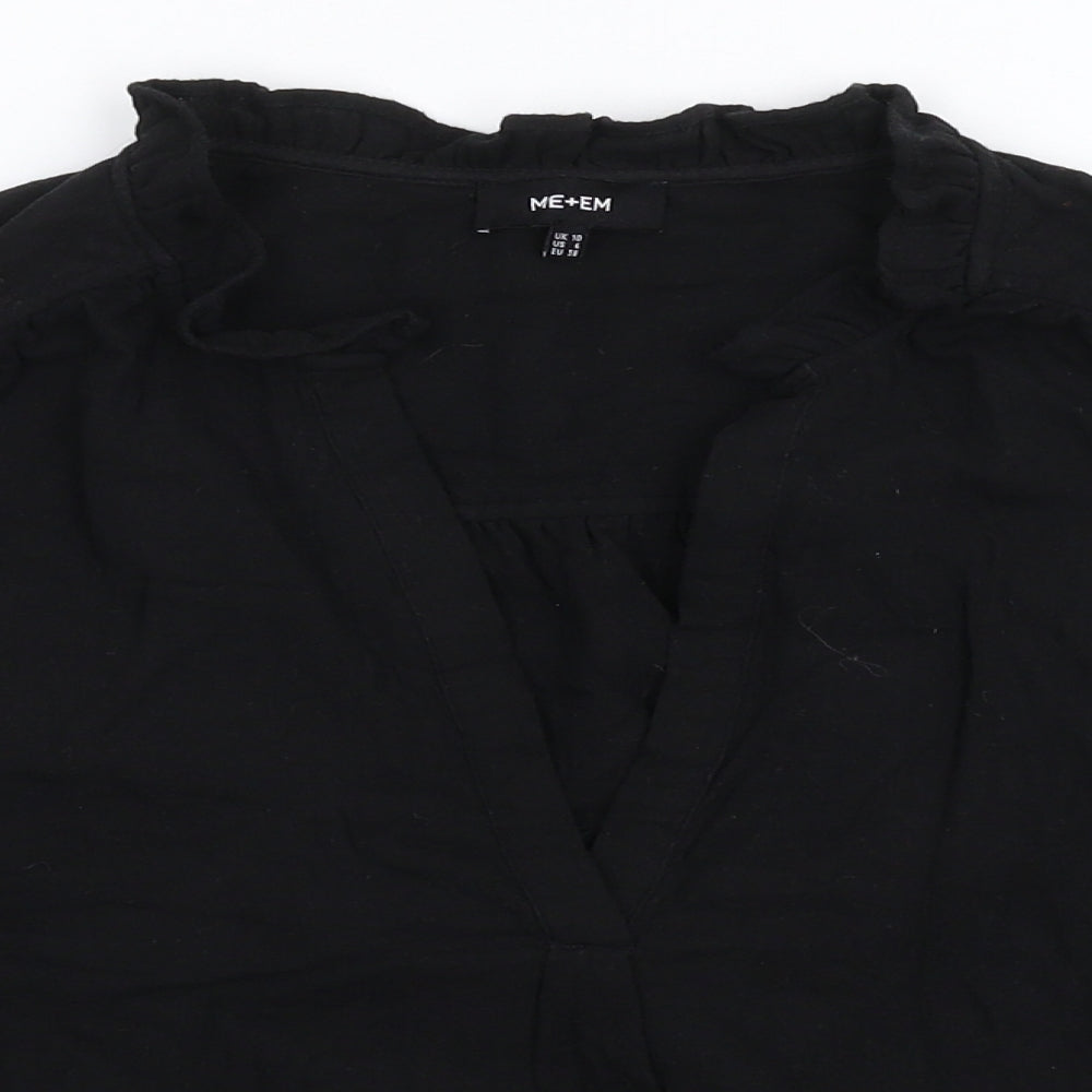 ME+EM Womens Black   Basic Blouse Size 10