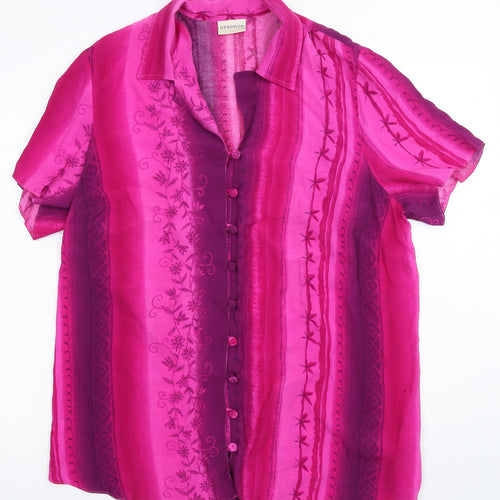 essence Womens Pink   Basic Blouse Size 18