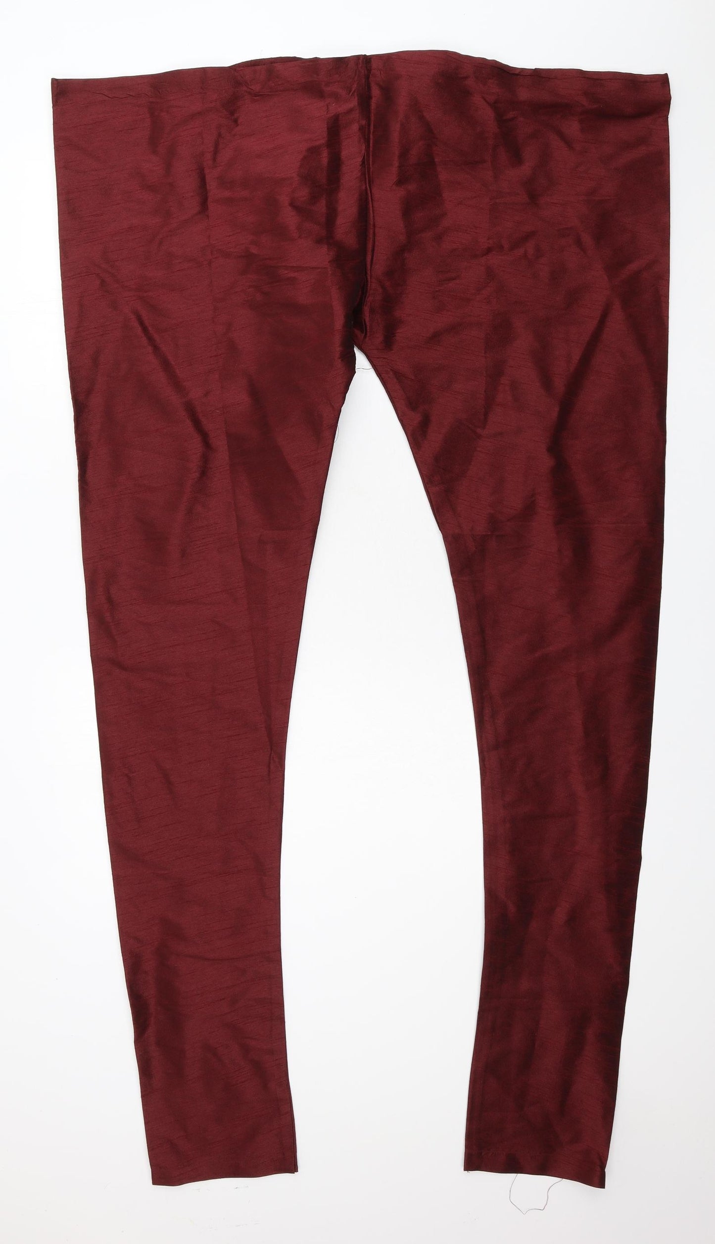 Preworn Womens Red   Trousers  Size 57 in L37 in