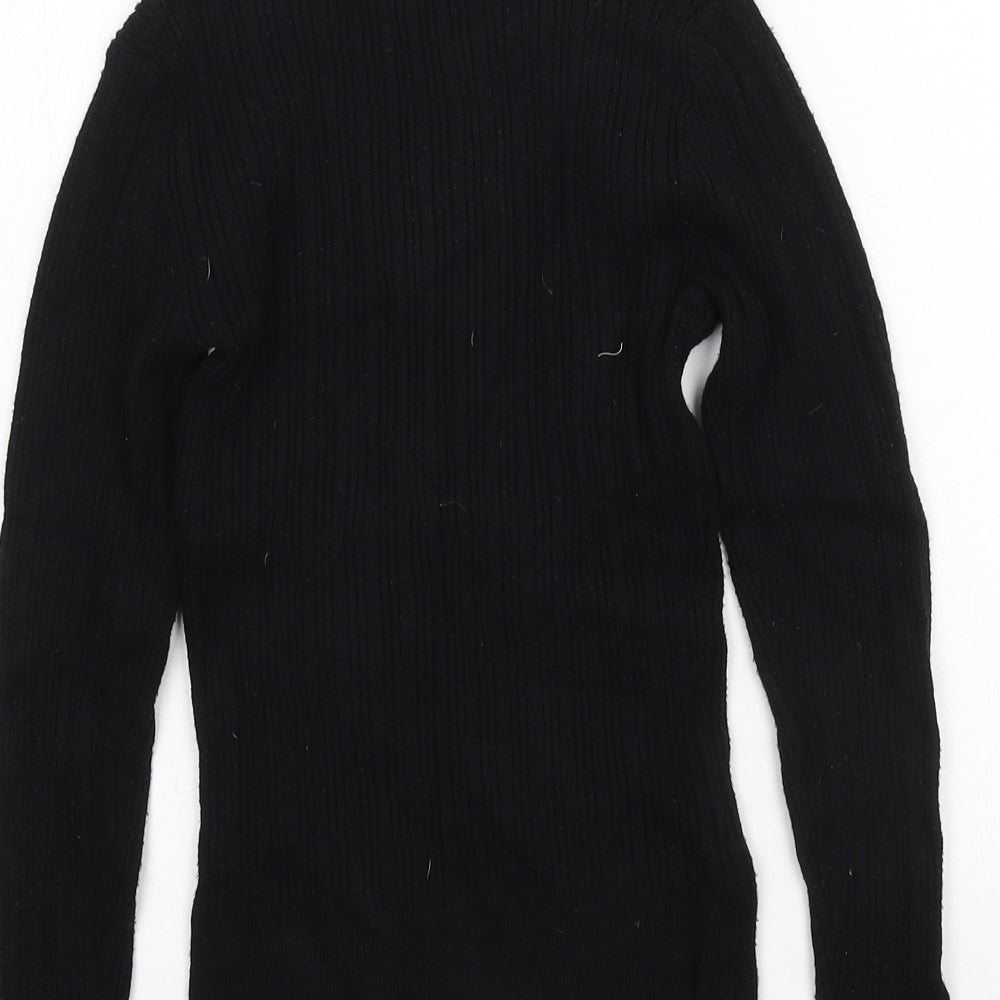 Primark Womens Black  Knit Pullover Jumper Size 10