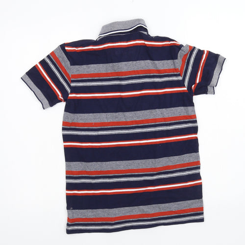 Jasper Conran Boys Blue Striped Jersey Basic T-Shirt Size 12-13 Years