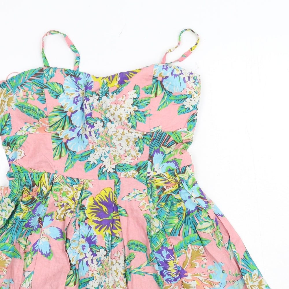 Urban Bliss Womens Multicoloured Floral  Slip Dress  Size 12