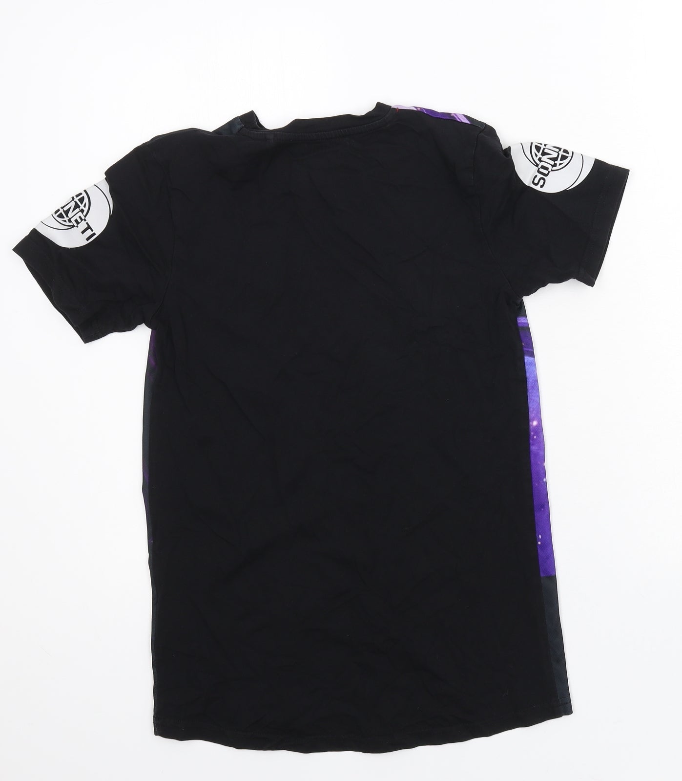 Sonnetti Boys Black  Jersey Basic T-Shirt Size 10-11 Years