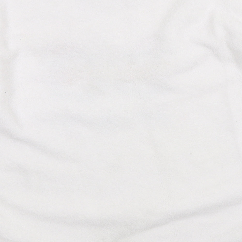 Matalan Womens White Solid Microfibre Top Pyjama Top Size M
