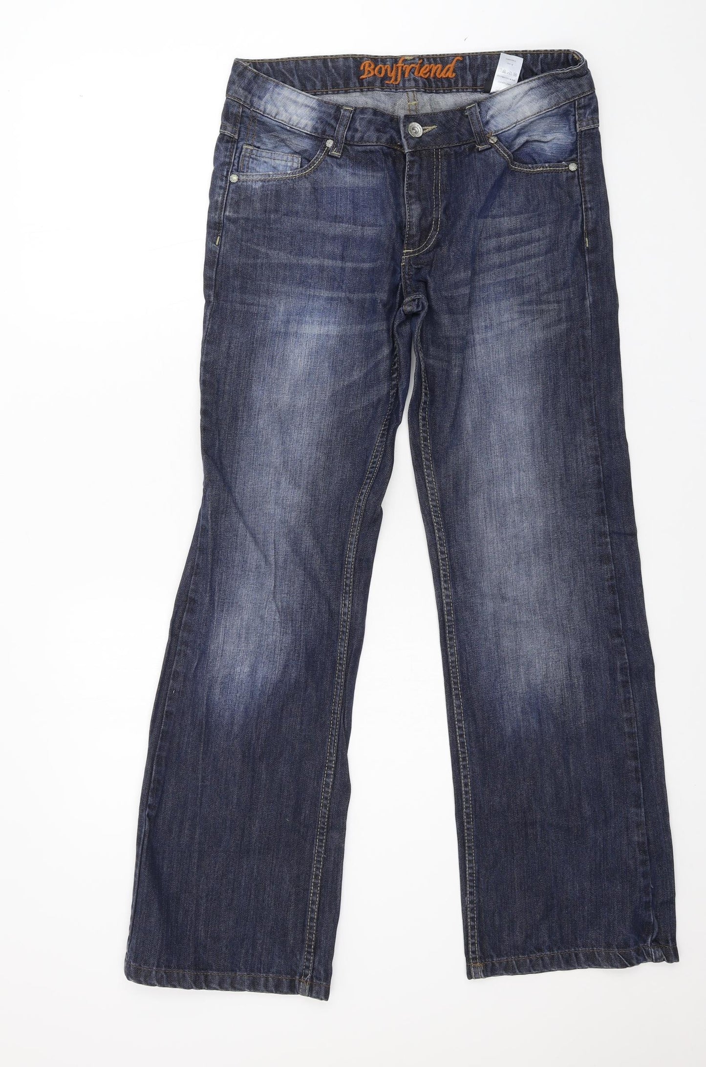 NEXT Womens Blue  Denim Straight Jeans Size 10 L30 in