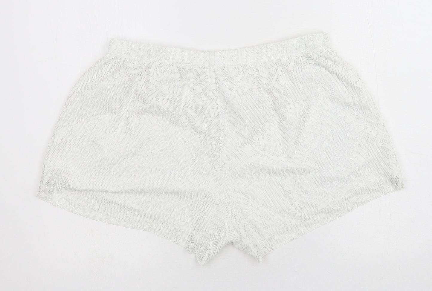 TU Womens White   Sweat Shorts Size 16