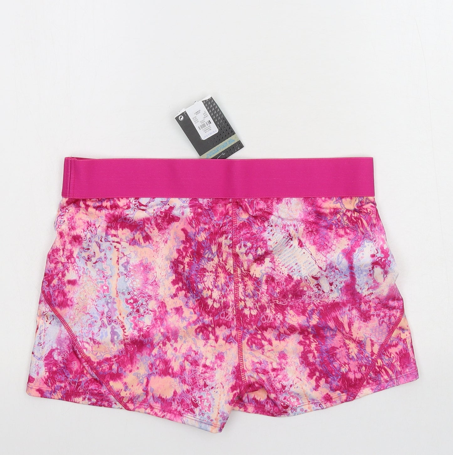 WORKOUT Womens Pink  Jersey Sweat Shorts Size 14