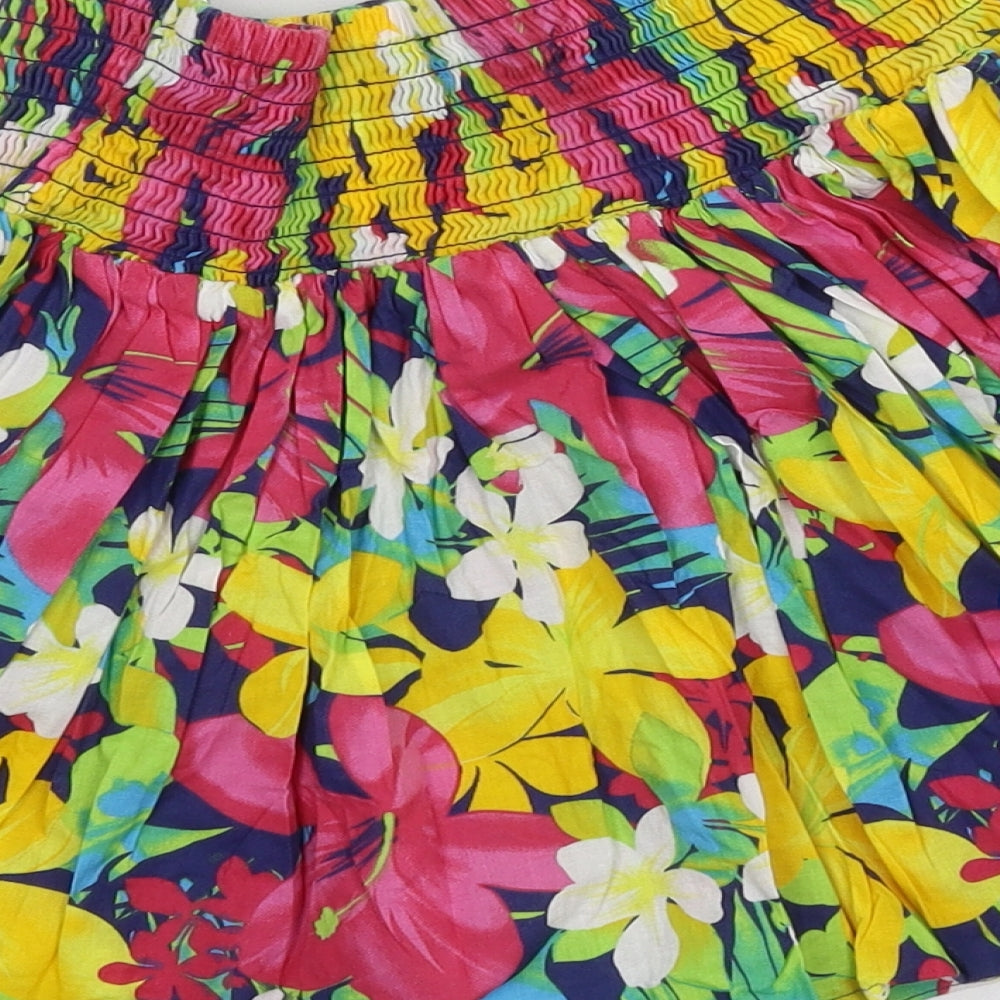 George Womens Multicoloured Floral  Flare Skirt Size M