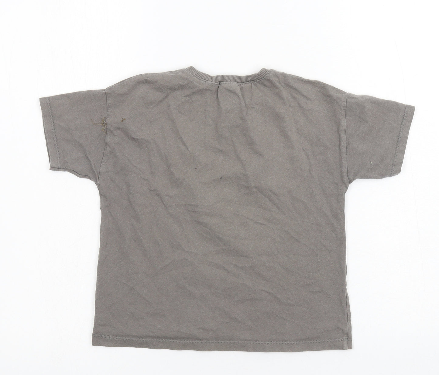 Zara Boys Grey  Jersey Basic T-Shirt Size 4-5 Years  - Super Mario