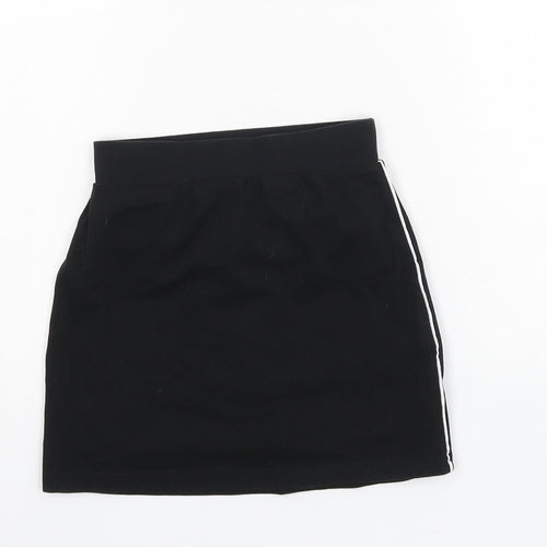 TU Girls Black  Jersey Mini Skort Size 8 Years