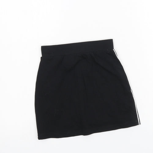 TU Girls Black  Jersey Mini Skort Size 8 Years