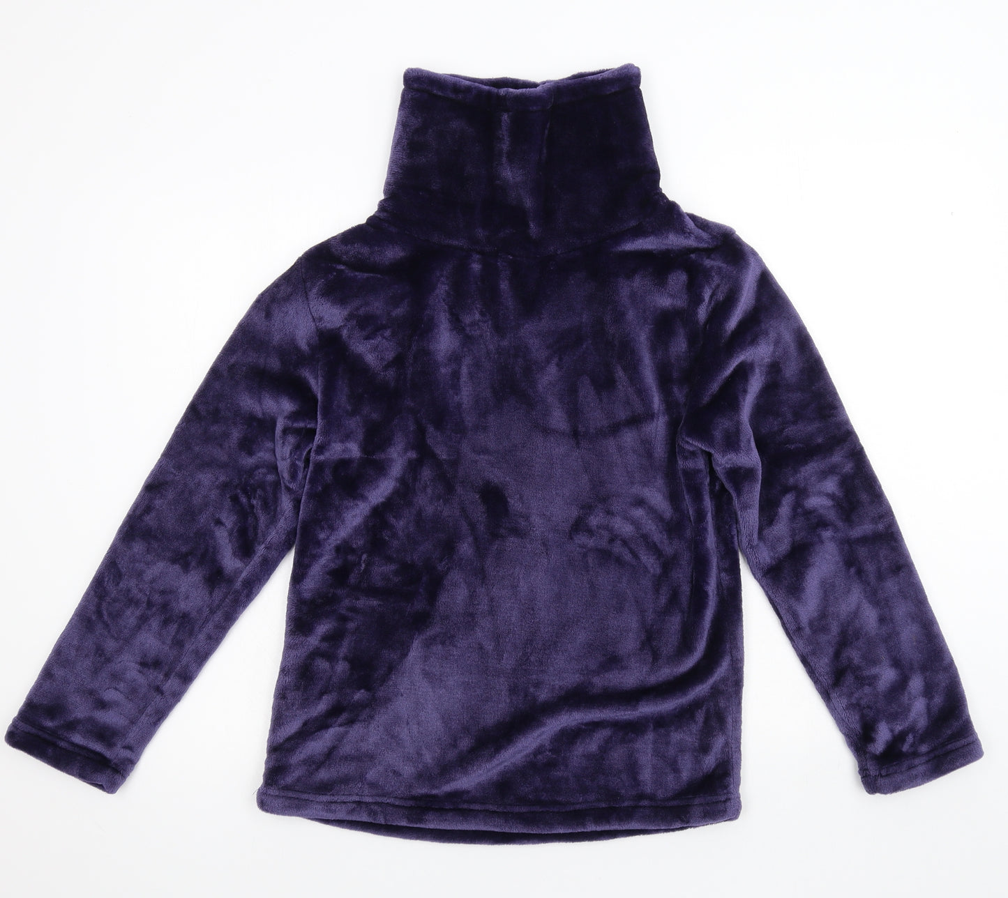 Debenhams Womens Purple Solid Microfibre Top Pyjama Top Size 12