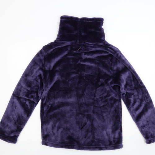 Debenhams Womens Purple Solid Microfibre Top Pyjama Top Size 12