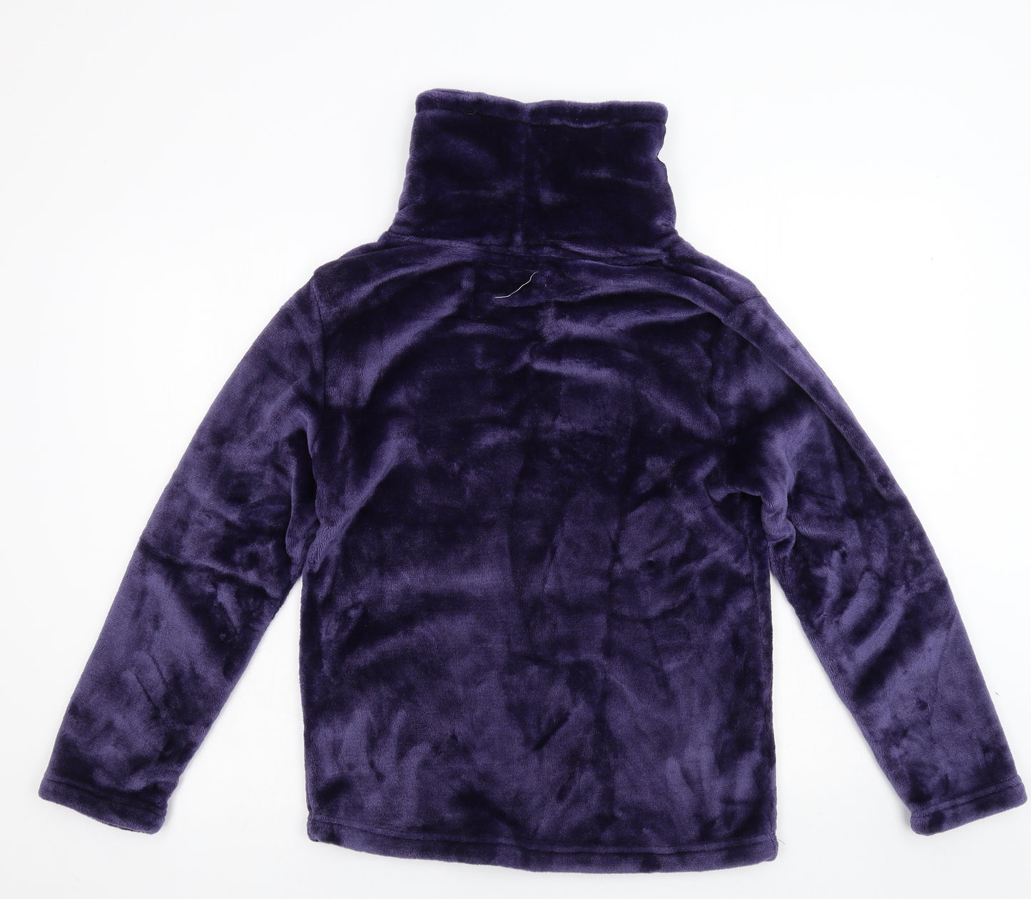 Debenhams Womens Purple Solid Microfibre Top Pyjama Top Size 12