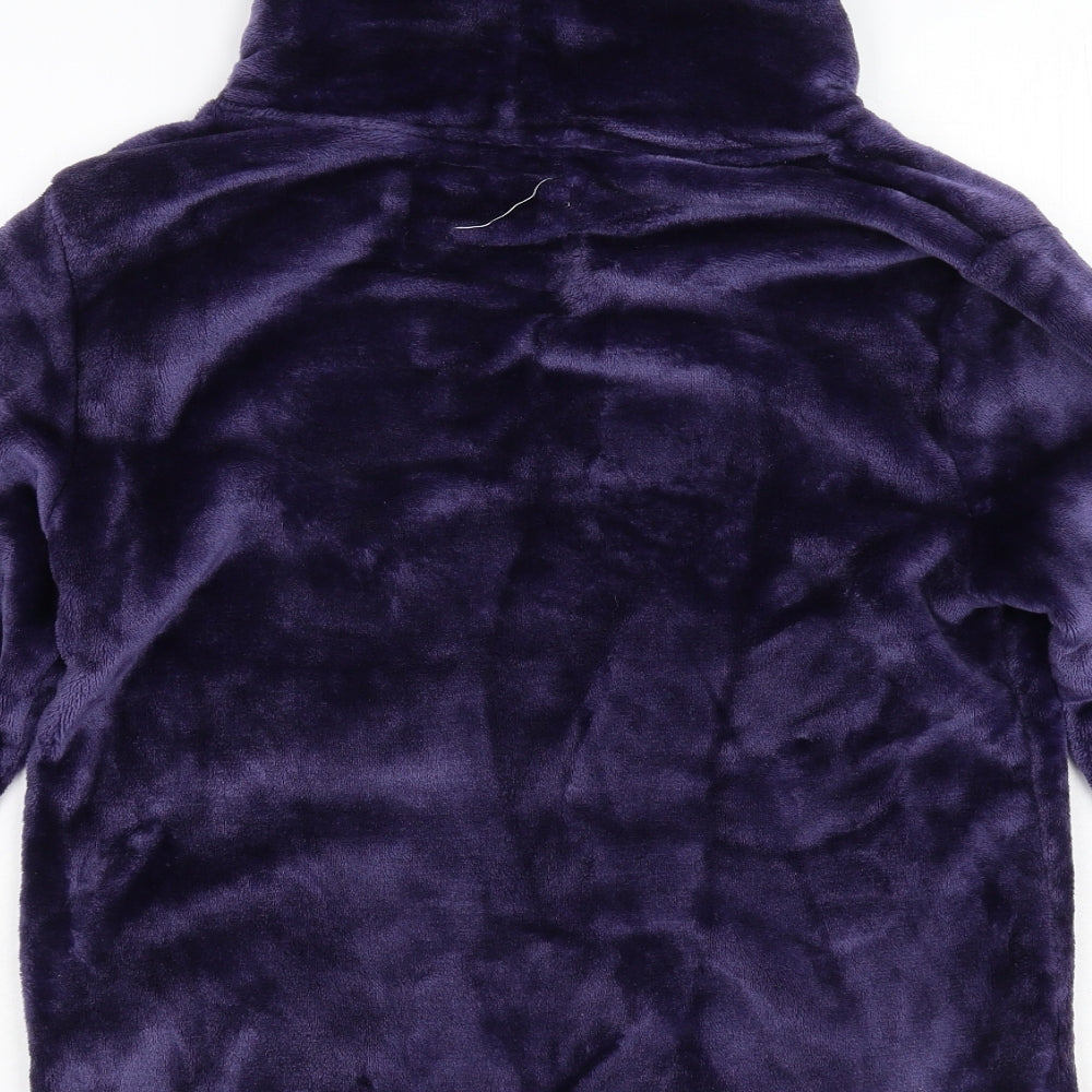 Debenhams Womens Purple Solid Microfibre Top Pyjama Top Size 12