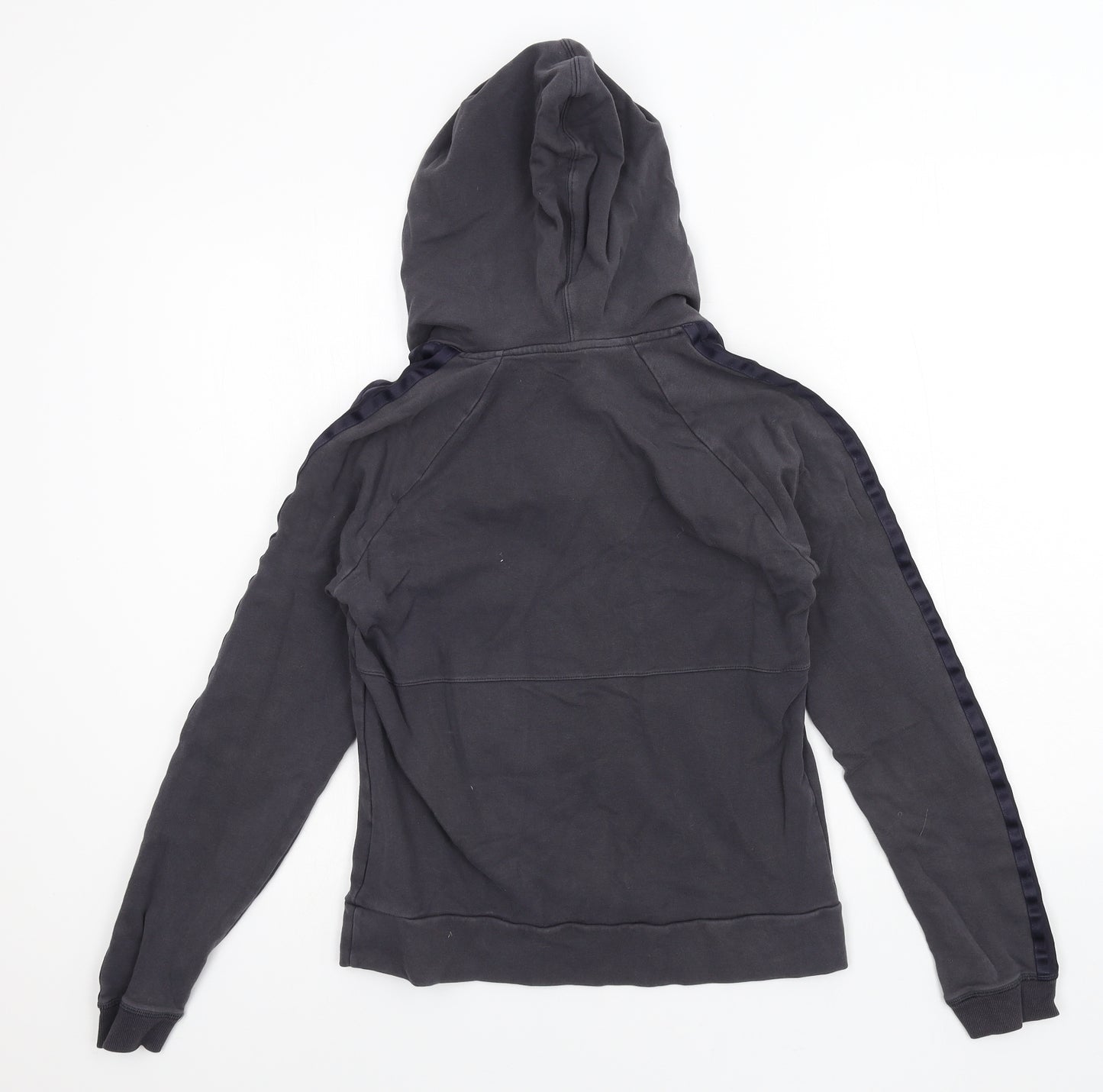 adidas Womens Black  Jersey Full Zip Hoodie Size 12