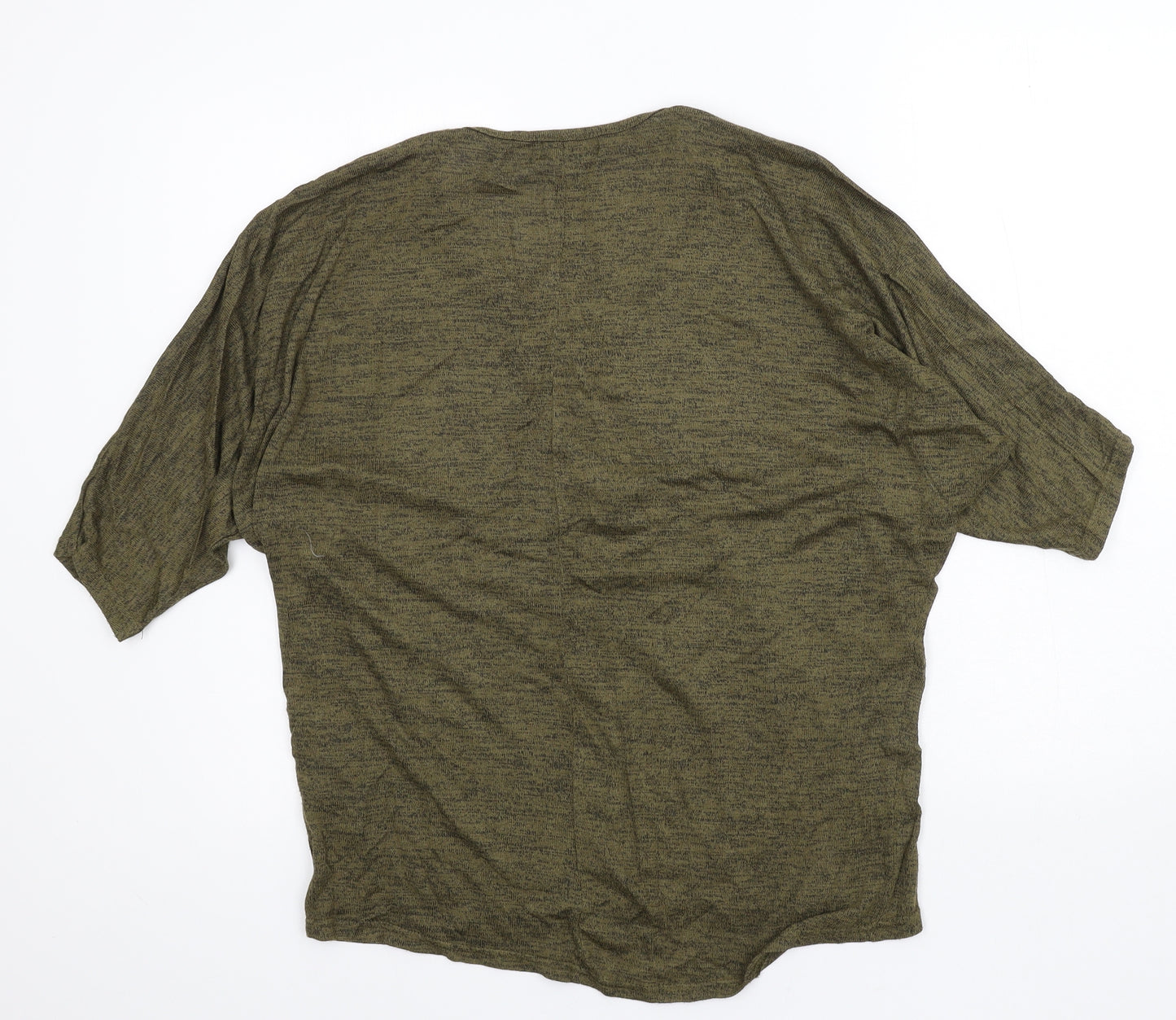 New Look Womens Green  Knit Pullover Jumper Size M