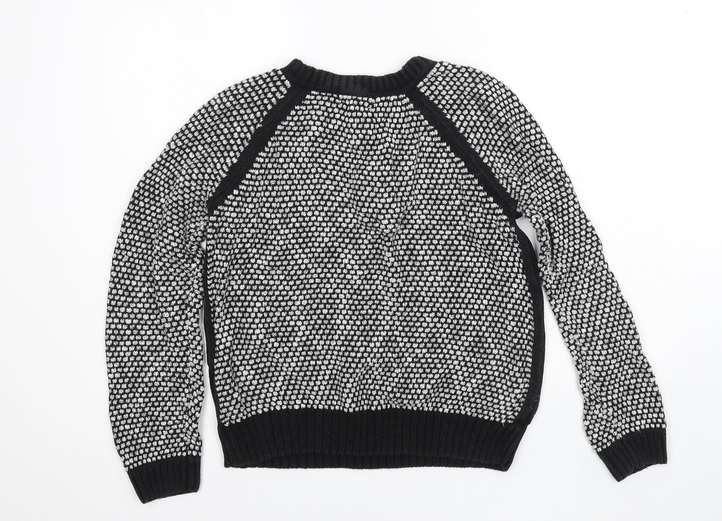 New Look Womens Black  Knit Pullover Jumper Size 12