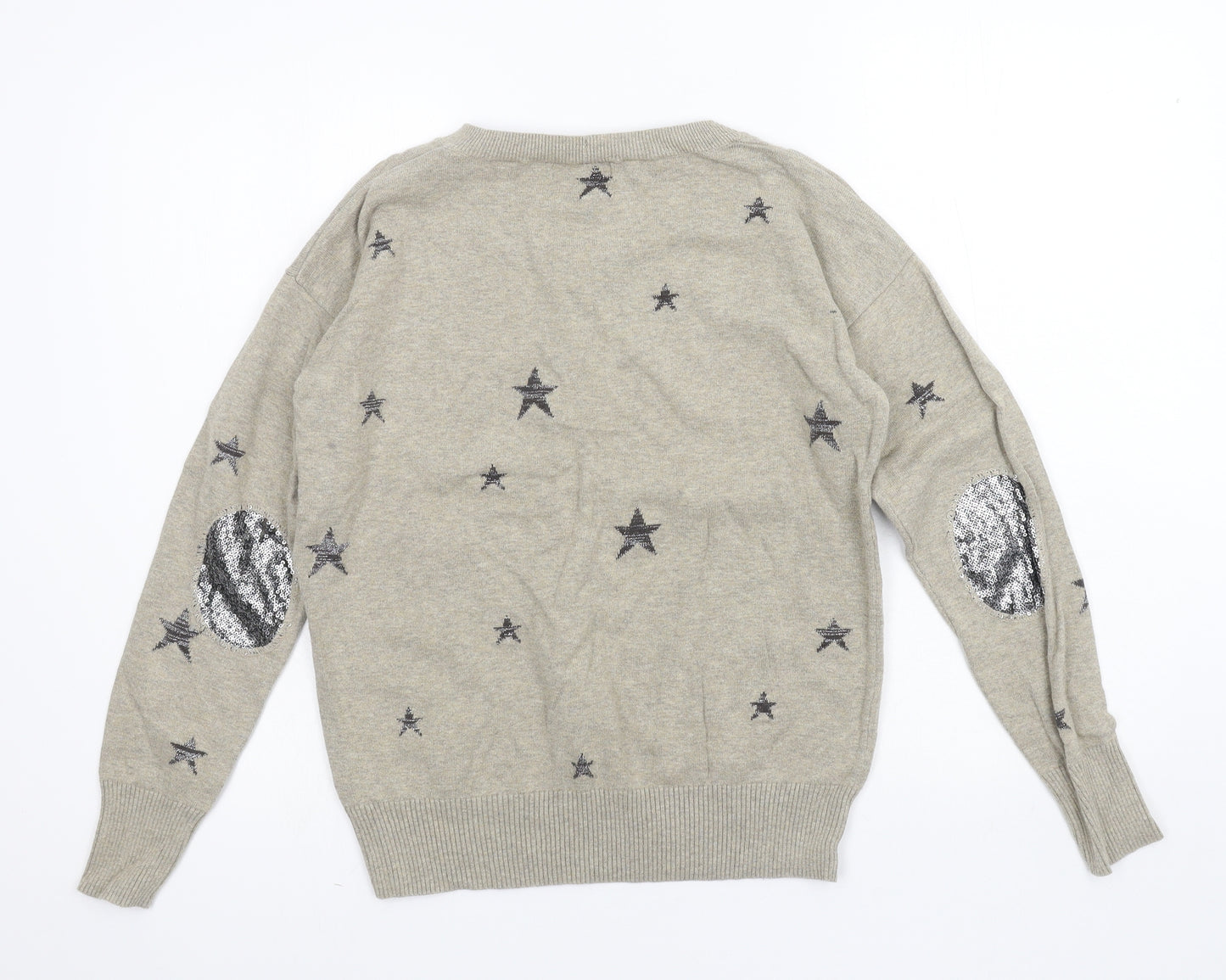 NEXT Womens Beige  Knit Pullover Jumper Size 10