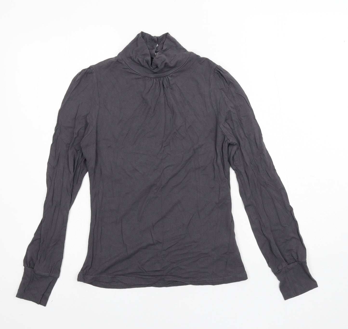 New Look Womens Grey  Jersey Basic T-Shirt Size 12