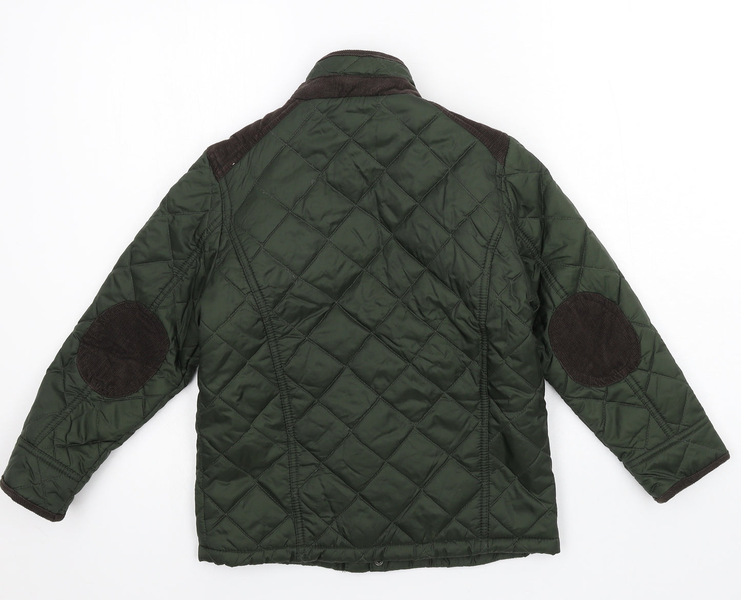 George Boys Green   Quilted Jacket Size 7-8 Years