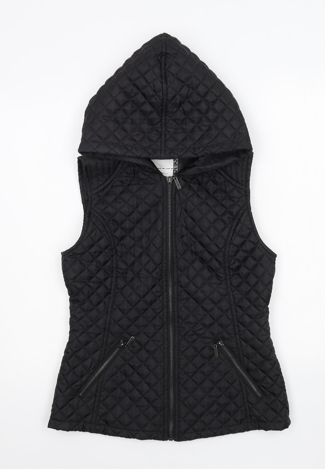 New Look Womens Black   Gilet Jacket Size 10