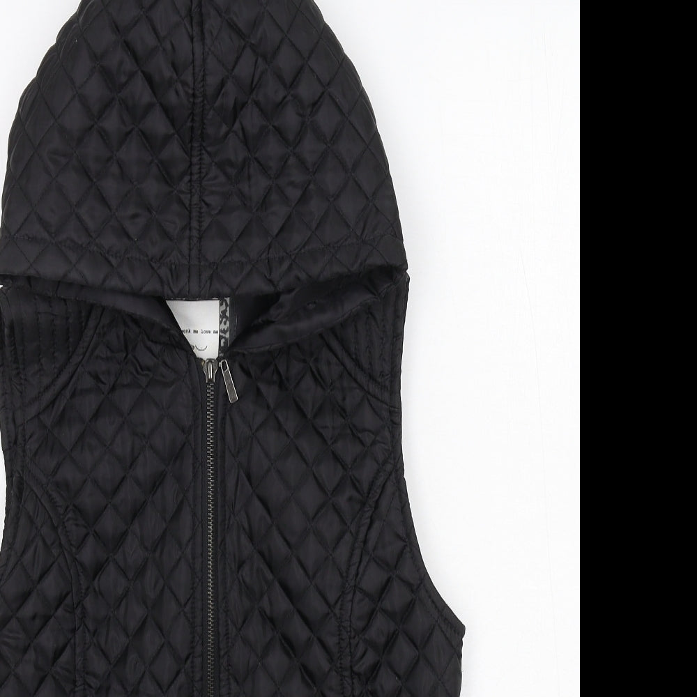 New Look Womens Black   Gilet Jacket Size 10