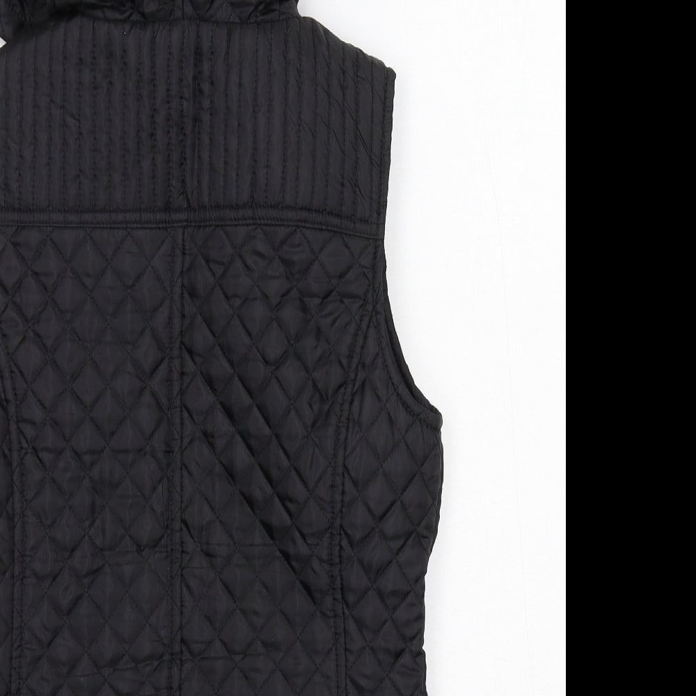 New Look Womens Black   Gilet Jacket Size 10
