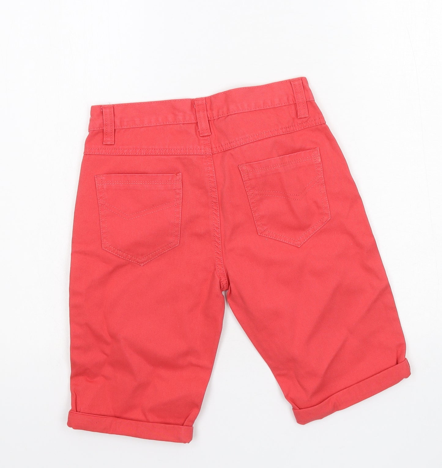 Denim & Co. Boys Red   Bermuda Shorts Size 10-11 Years