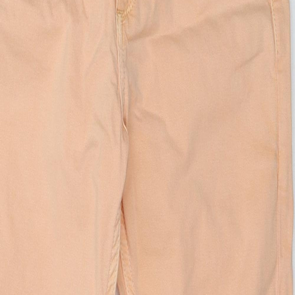 Oasis Womens Orange  Denim Skinny Jeans Size 10 L27 in