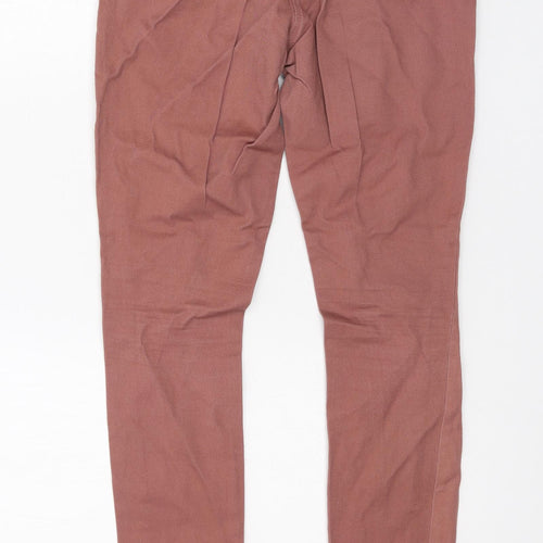 George Womens Pink  Denim Skinny Jeans Size 10 L29 in