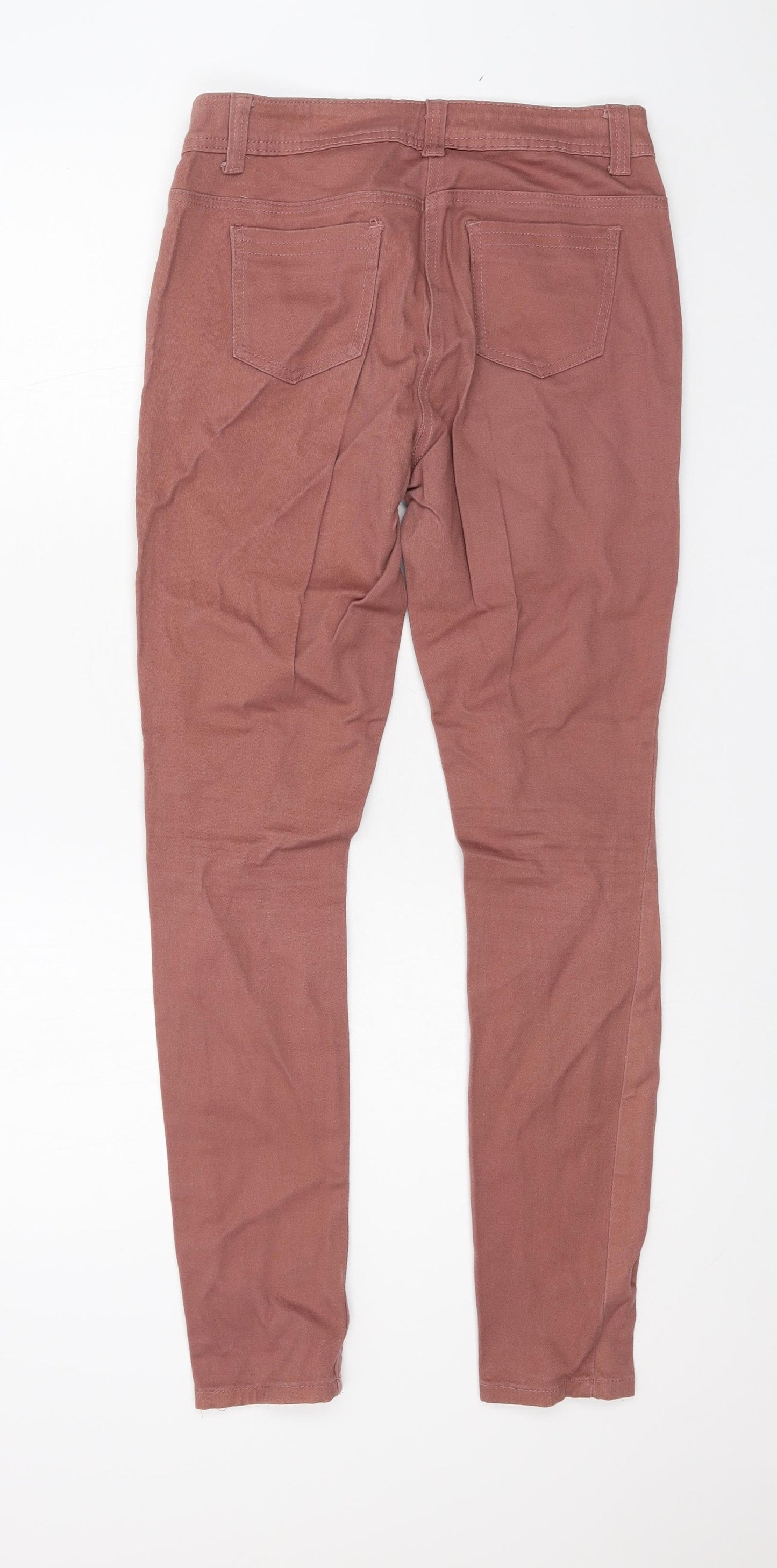 George Womens Pink  Denim Skinny Jeans Size 10 L29 in