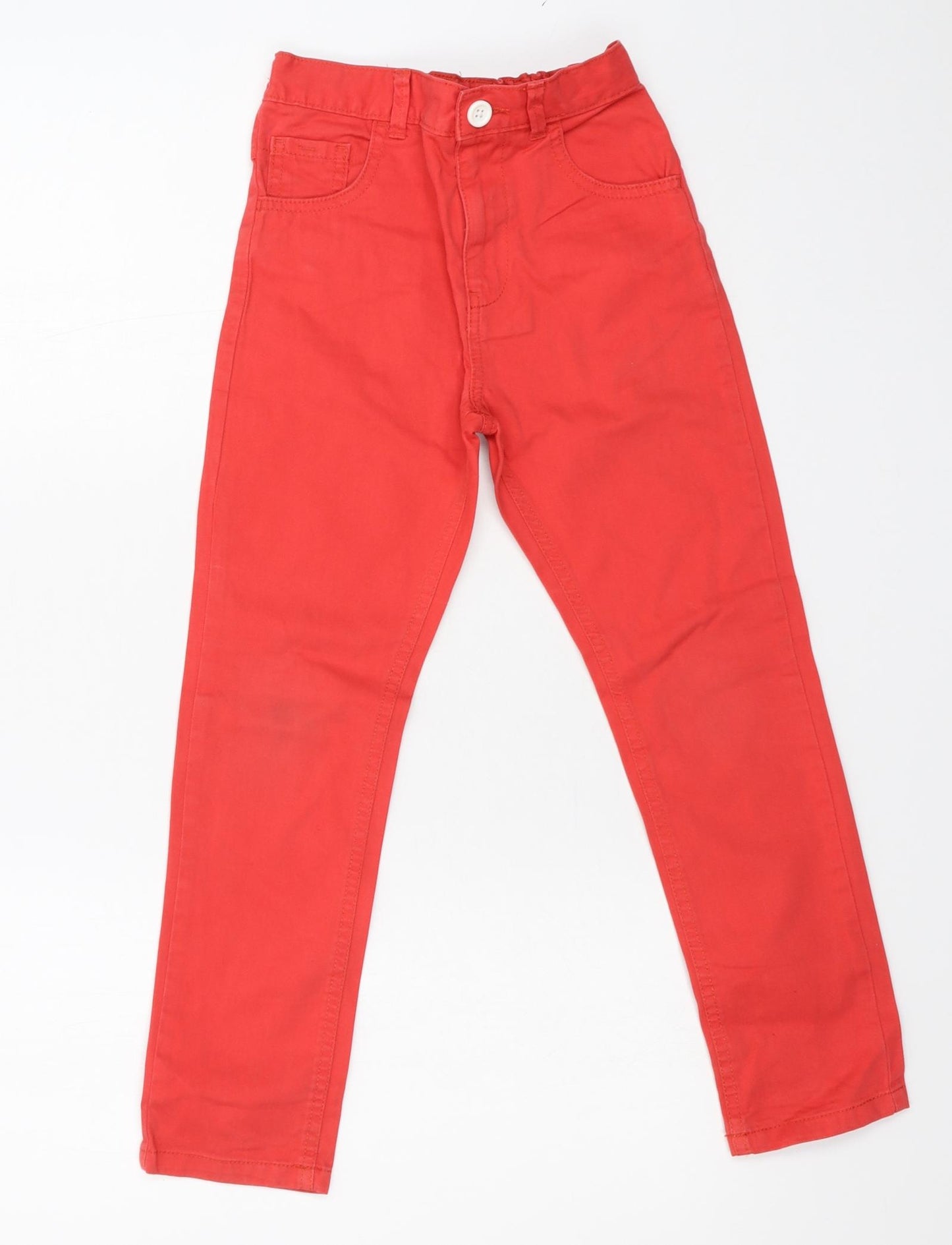 George Boys Pink   Carpenter Trousers Size 6-7 Years