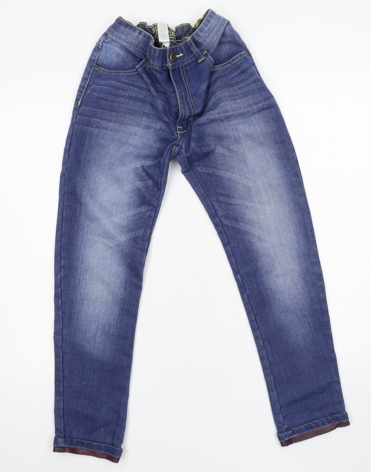 George Boys Blue  Denim Straight Jeans Size 10-11 Years
