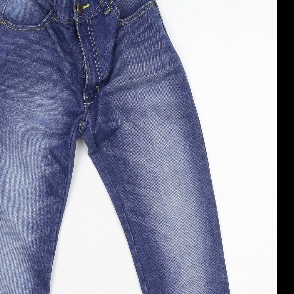 George Boys Blue  Denim Straight Jeans Size 10-11 Years