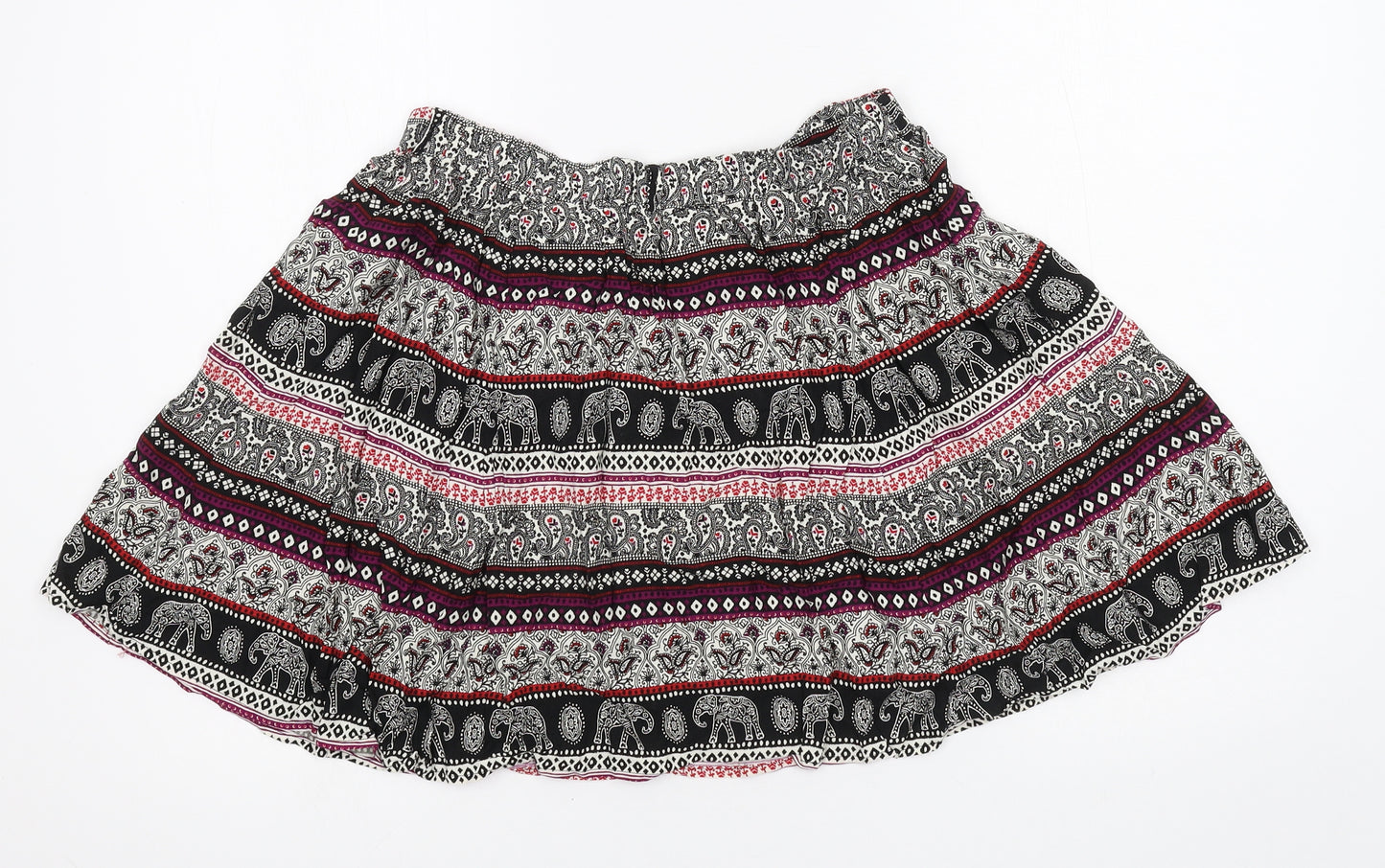 New Look Womens Gold   Flare Skirt Size 12